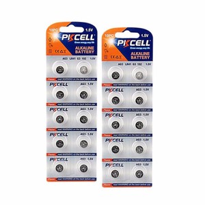 Button電池AG3 35mAh非充電式コイン電池