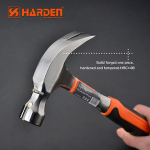 HARDEN 450G/16OZクローハンマーワンピース鍛造ストレートハンマー
