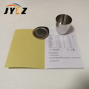 Kim loại quý labware 99.99% độ tinh khiết cao 100ml bạch kim crucible với nắp - Product Image 3