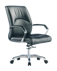<span class=keywords><strong>Poltrona</strong></span> da <span class=keywords><strong>Ufficio</strong></span> Direzionale con Schienale Alto Regolabile / Sedia Girevole in Vera Pelle con Ruote (SZ-OC043) - Product Image 1