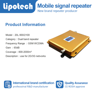 LIPOTECH 3 Г 4 Г Мобильный Телефон <span class=keywords><strong>Booster</strong></span> 900 2100 МГц amplificador усилитель сигнала 2 г 3 г gsm сигнала ретранслятор - Product Image 3