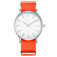 Montre à Quartz pour hommes et femmes, bonne qualité, OEM, mouvement, bon marché, vente en gros, Logo personnalisé, bracelet en Nylon