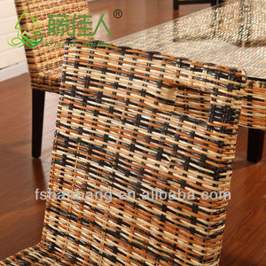 Único al por mayor de bambú de mimbre rattan muebles de jardín conjunto de silla de comedor y reposteria - Product Image 3