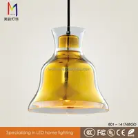 türkiye Glod bakır cam avize ışığı kolye lamba ekspres ce rohs Alibaba