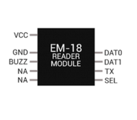 Sunbestrfid 10 cm uhf longue portée de lecture système de contrôle d'accès 125khz em oem module rfid rfid module de lecteur rfid em18 rfid