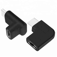 90 graden USB C Type C Male naar Vrouwelijke Adapter