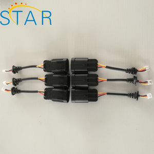 Chicote elétrico automotivo de 3 pinos, conector fêmea impermeável do injetor de combustível, 2 peças, fabricante de chicotes elétricos para carros - Product Image 2