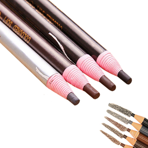 Private Lable-lápiz de cejas coreano para tatuaje, Color <span class=keywords><strong>Microblading</strong></span> Peel Off Pull Cord, cejas naturales, negro y gris - Product Image 1