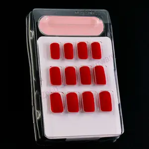 Self-Adhesive Super Fit Nail Bed Velvet Artificial Nail Tips Press On Nail
