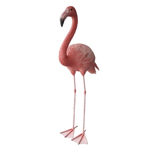 Toptan bahçe hayvan heykelleri, flamingo heykelcik kuşlar özel tasarım ev dekor çim flamingo havuzu parti süslemeleri.
