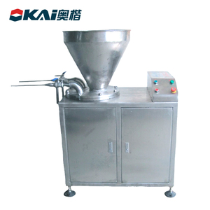 Foshan professional meat making machine / hydraulic sausage double heads enema machine