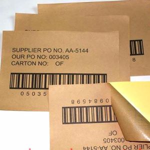 Autoadhesivo Biodegradable Troquelado Papel Adhesivo Uso industrial Etiquetas para embalaje de chocolate Impresión de sellado Etiqueta personalizada - Product Image 2