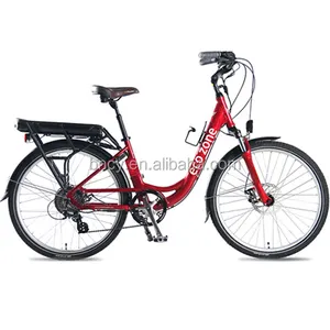 26 인치 유행 디자인 여성 전기 자전거 36V250W 좋은 품질 경쟁력있는 가격 자전거 CE 인증 핫 세일