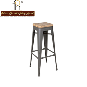 Rústico <span class=keywords><strong>restaurante</strong></span> muebles <span class=keywords><strong>restaurante</strong></span> sillas de metal de colores para el mercado de México FOH-BCC18 - Product Image 2