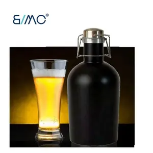 Yongkang Nhà Máy Sản Xuất Bia Thép Không Gỉ Cách Nhiệt Chân Không 2l Con Dấu Bia Growler Sản Xuất Tại Trung Quốc