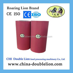 Double Lion 14 " tambour de fer <span class=keywords><strong>brun</strong></span> et blanc NRB et SBR <span class=keywords><strong>riz</strong></span> moulin à rouleaux en caoutchouc - Product Image 1