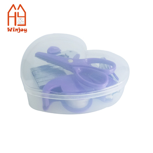 Nhà máy Cung Cấp Mini Văn Phòng Trường Văn Phòng Văn Phòng Phẩm thiết lập trong Hình Trái Tim Hộp Nhựa - Product Image 2