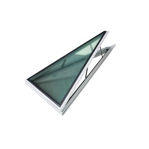 Claraboya de cristal de cúpula acrílica fija, techo de aluminio, ventana con doble acristalamiento, claraboya transparente