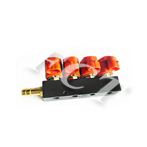 FC 4 Cylinderlpg lpg Cng ortak gaz yakıt enjektörü meme ray Gnv Glp için motor tertibatı gaz yakıt sistemi kiti Gnv - Product Image 5