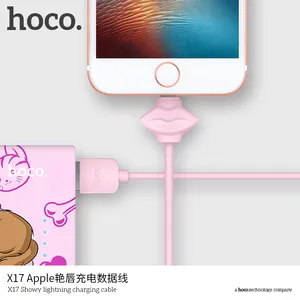 HoCo X17 marca profesional nuevo diseño de teléfono celular cable cargador de datos para Apple
