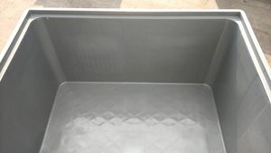 1200x1000x760mm euro katı büyük plastik palet kutusu kullanılan palet kutuları - Product Image 4