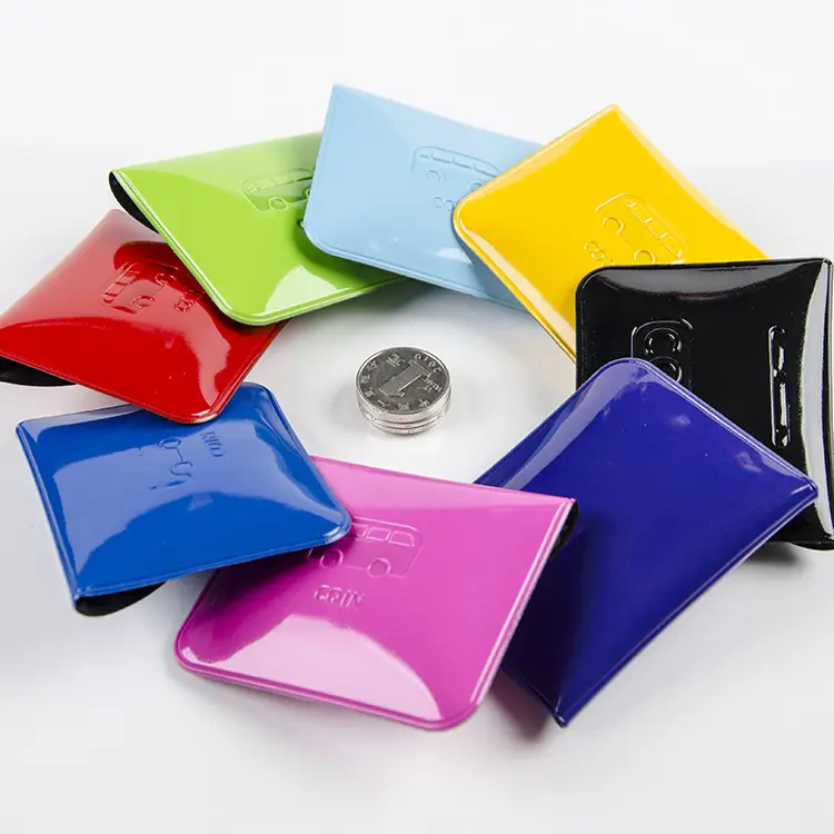 Promosyon hediyeler renkli PVC çantası bozuk para cüzdanı kılıfı sikke çanta