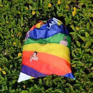Cheap Gym Sack Drawstring Shoe Wear Bag Bunched Pouch Shoes Bags - Product Image 1