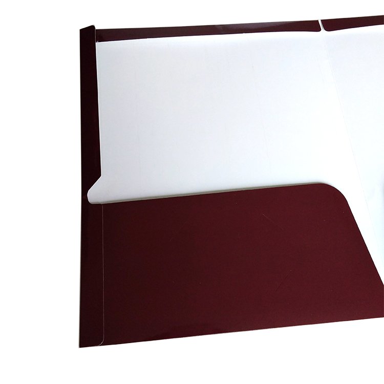 Бумажная папка с зажимами и принтом на заказ