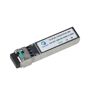 40% off in Aug BIDI SFP+ module 1330/1270nm 10G 20km Optical Fibre 10G BiDi SFP Transceiver