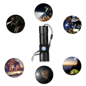 Mini USB Sạc Xe Đạp Xe Đạp LED Đèn Pin Không Thấm Nước - Product Image 6