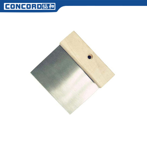 Manche en bois Grattoir carré cranté <span class=keywords><strong>Spatule</strong></span> en caoutchouc en bois - Product Image 2