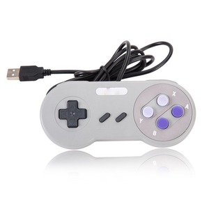 Cổ điển 16 bit Retro <span class=keywords><strong>SNES</strong></span> <span class=keywords><strong>USB</strong></span> chơi game điều khiển có dây Gamepad cho Windows PC / MAC / Raspberry Pi phím điều khiển xử lý - Product Image 6