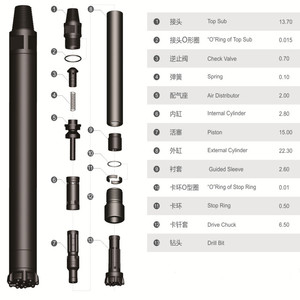5 بوصة cir 90 انجرسول راند مطرقة حفر آلية ماركة دث - Product Image 1