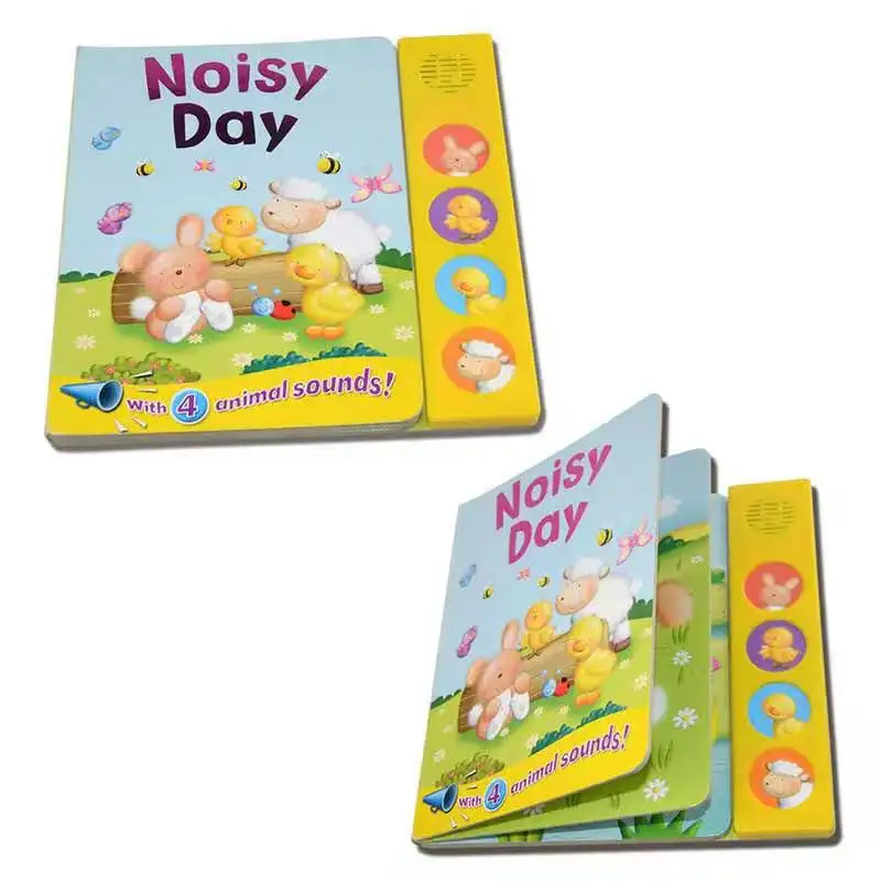 OEM custom piano music children's puzzle early education book sound box e-book music generator