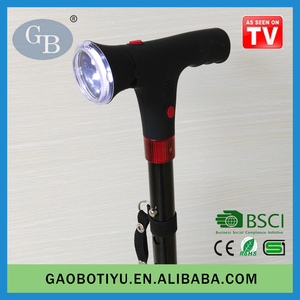 <span class=keywords><strong>Canne</strong></span> magique pliable en aluminium avec lumière et alarme <span class=keywords><strong>pour</strong></span> <span class=keywords><strong>personnes</strong></span> <span class=keywords><strong>âgées</strong></span>, <span class=keywords><strong>canne</strong></span> de marche pliable réglable - Product Image 4