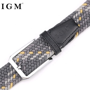 Geflochtener Stretch-Taillen gürtel Stoff Polyester-Gummiband für Männer - Product Image 4