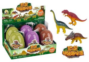Verrassingsgevulde Plastic Paaseieren Mini Dino Speelgoed En Snoepjes Voor Dessertwinkels Groothandelsmarkten En Snoepdistributeurs - Product Image 3