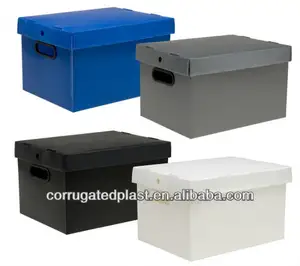 Caixa de arquivo de papelaria cartonplast