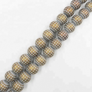 Stampato placca di vetro perline per <span class=keywords><strong>saree</strong></span> camicetta accessori