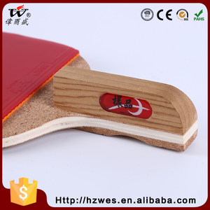 Raquette <span class=keywords><strong>de</strong></span> tennis <span class=keywords><strong>de</strong></span> <span class=keywords><strong>table</strong></span> <span class=keywords><strong>de</strong></span> style japonais avec manche en bois naturel - Product Image 4