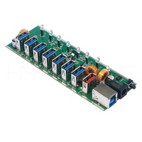 Estación de Carga HytePro, Hub USB de 10 Puertos, PCB para Hub USB