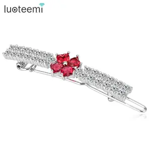 LUOTEEMI Venta caliente nueva moda calidad hecho a mano mujeres bodas pelo accesorio 4 colores envío desgaste de la cabeza Hairclip - Product Image 1