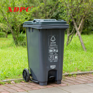 240 l 240 لتر في الهواء الطلق دواسة بلاستيكية سلة القمامة حاوية القمامة - Product Image 1