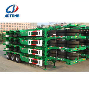 Semirremolque contenedor <span class=keywords><strong>de</strong></span> acero usado del mejor fabricante con piezas esenciales para remolque a la venta - Product Image 2