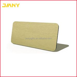 Tùy Chỉnh Trống Kim Loại Pin Badge, Trống Tên Kim Loại Thẻ Với Từ Trở Lại - Product Image 2