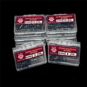 YOUME 2017 New 100pcs Großhandel Angel köder Barb Fishhook Lure Tackle mit Box Größe 3 #-12 # - Product Image 4
