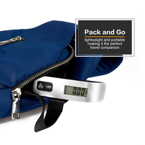 Hot Selling 50kg Reisegepäck Elektronische Waage LCD Digital Baggage Hang Pocket Wiegen Batterie betriebenes Kunststoff material - Product Image 6