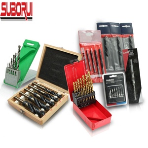 SUBORUI เหล็กกล้าคาร์บอนเปลี่ยนอย่างรวดเร็ว Hex Handle ดอกสว่านไม้สามจุด - Product Image 4