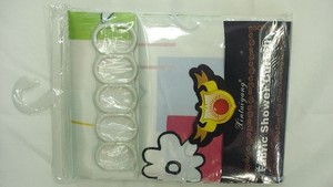 Tela de poliéster plegable americano cortina de ducha con buen bolso del PVC paquete - Product Image 1