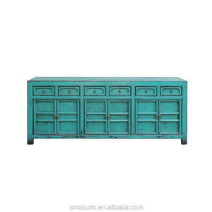 <span class=keywords><strong>Buffet</strong></span> en bois massif, meubles anciens chinois asiatiques en laque, reproduction vintage - Product Image 1